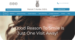 Desktop Screenshot of hunterdentistry.com